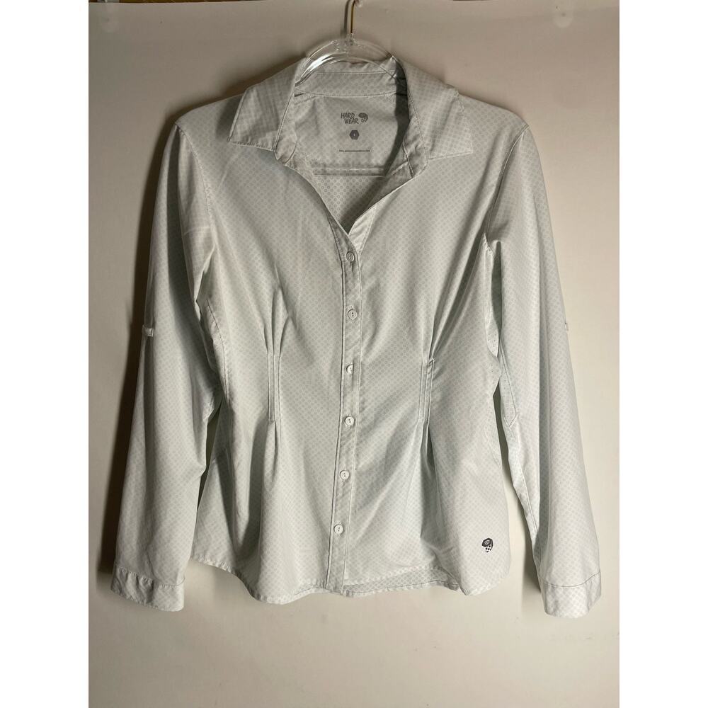 Mountain Hardwear Women's White Button-Up Shirt